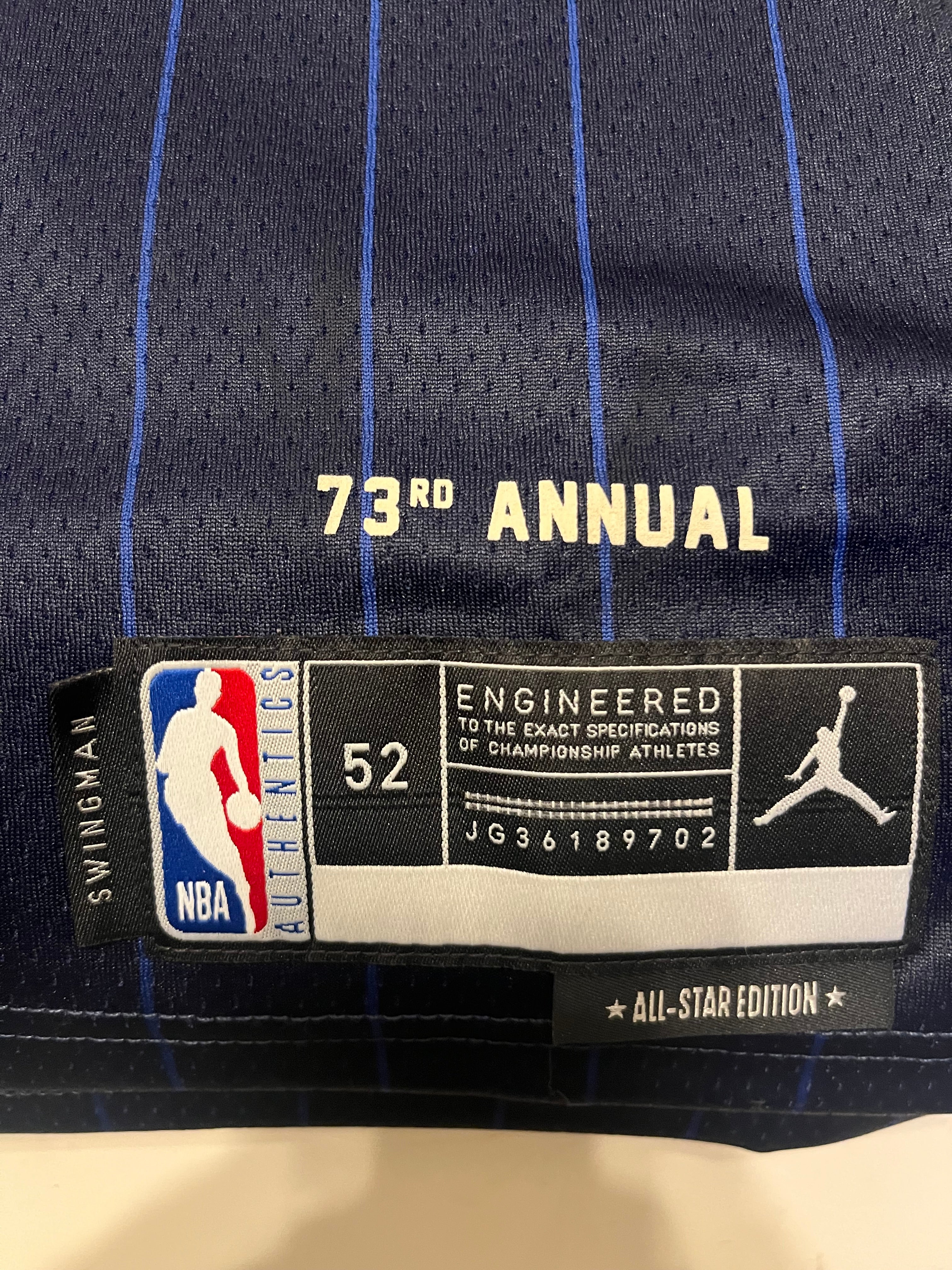 Jordan NBA Dri-Fit De’aaron Fox #5 All-Star Jersey NEW