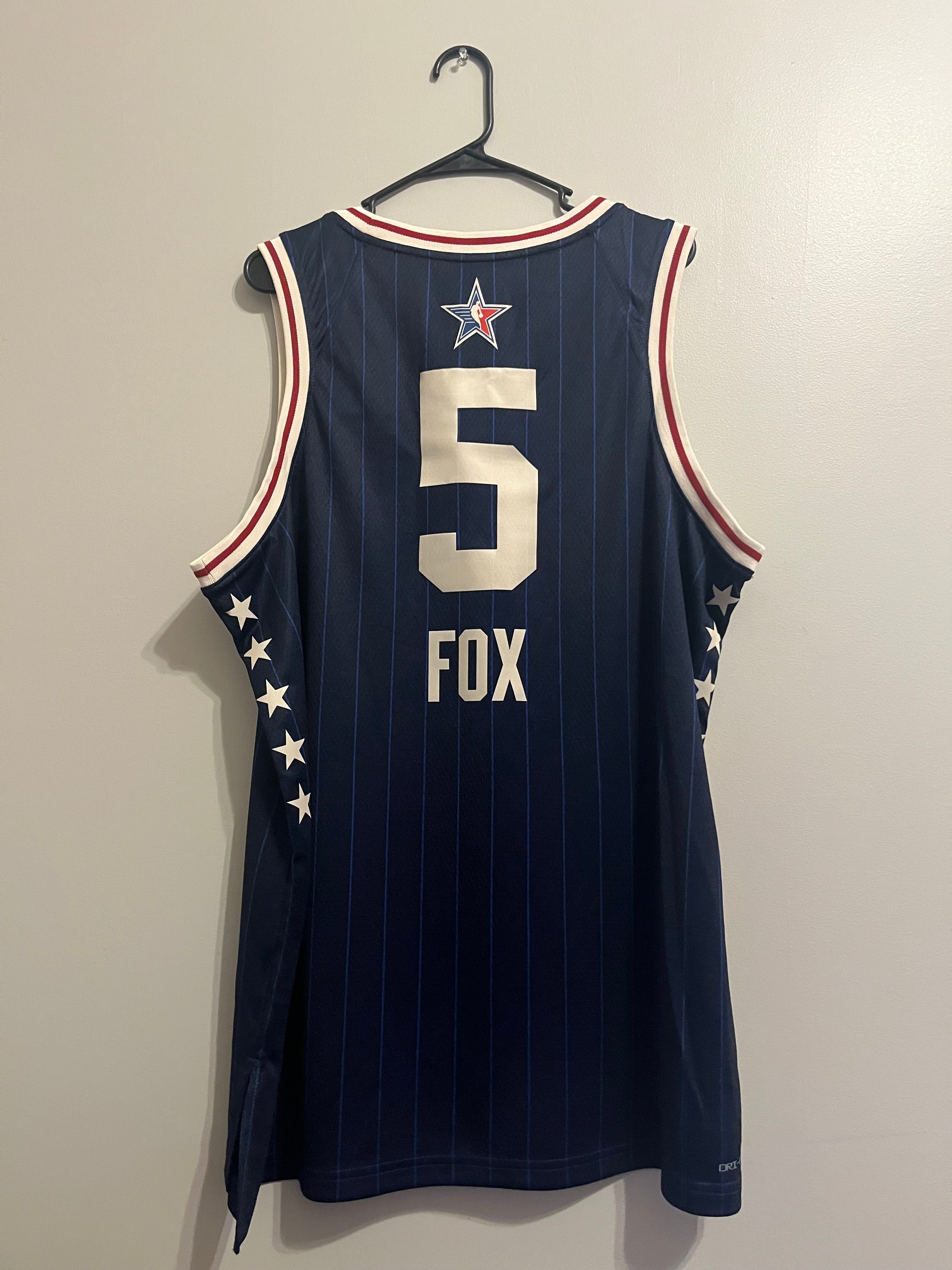 Jordan NBA Dri-Fit De’aaron Fox #5 All-Star Jersey NEW