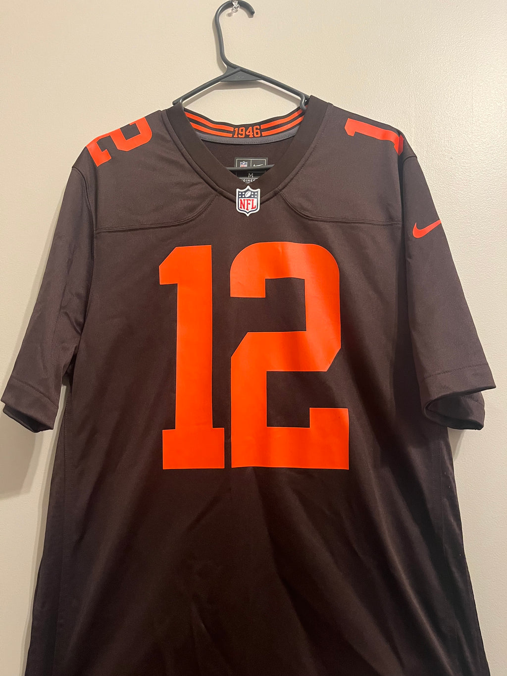 Shedeur Sanders #12 Cleveland Browns Jersey NEW