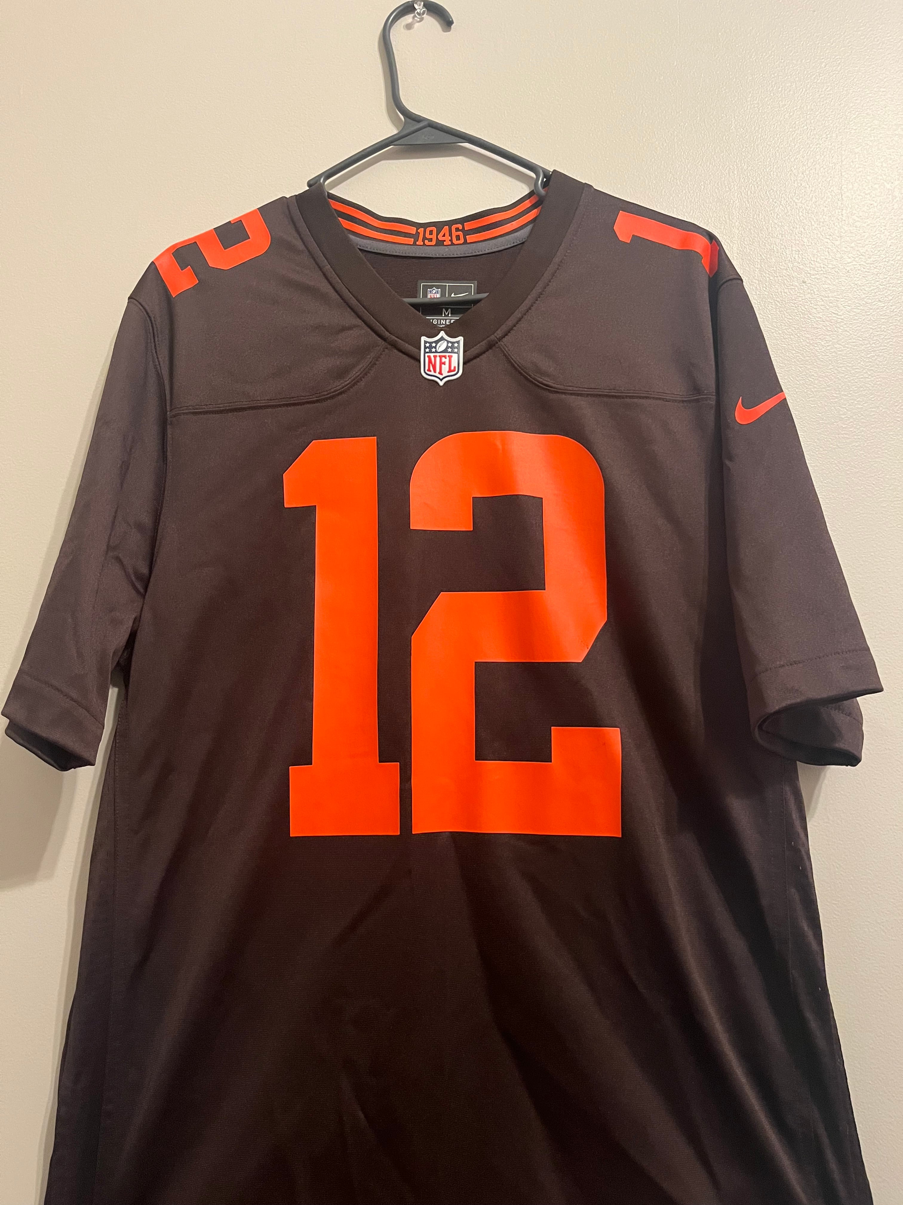 Shedeur Sanders #12 Cleveland Browns Jersey NEW