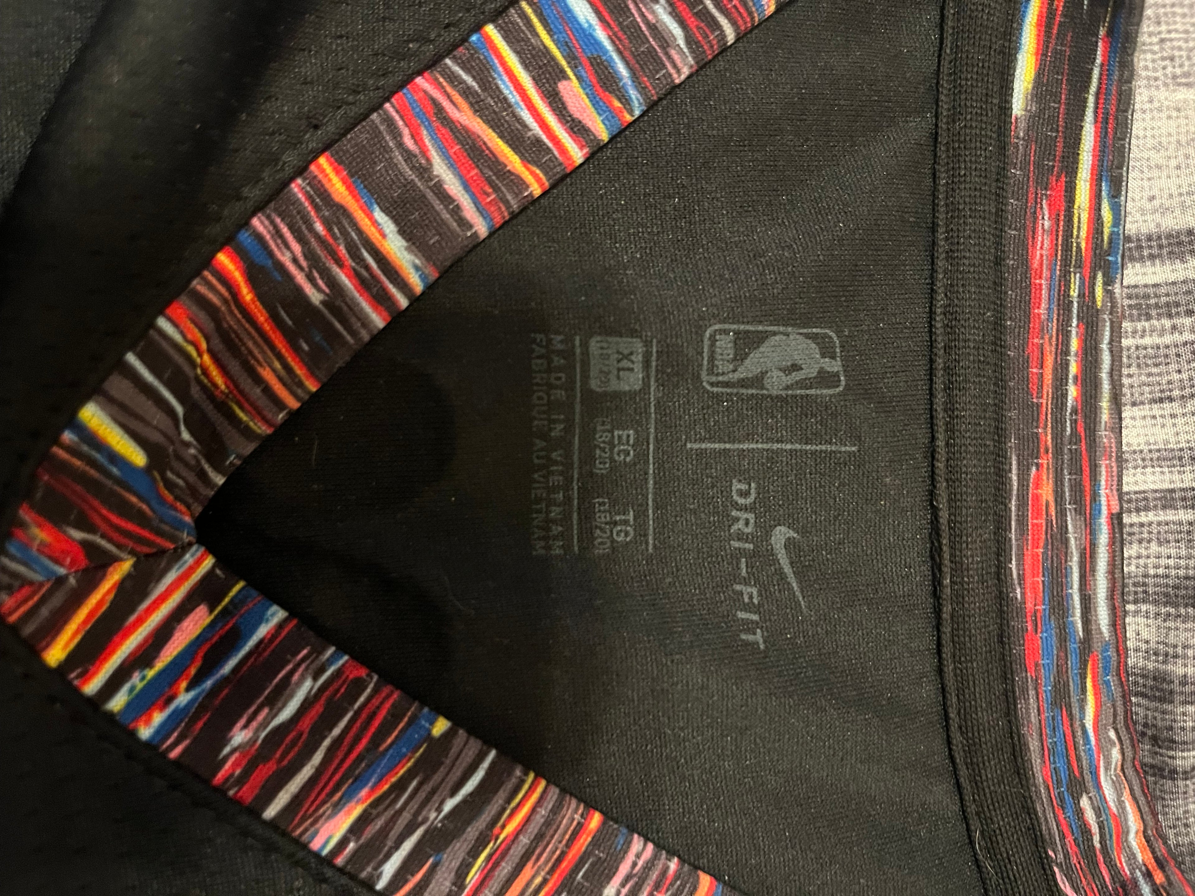 D’Angelo Russell #1 Brooklyn Nets Jersey 2018/2019 City Edition USED